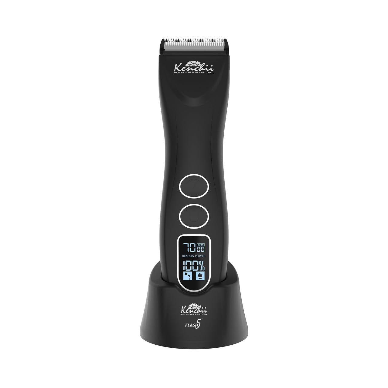 Amazon.com: Kenchii Flash 5 Pet Grooming Clipper, Matte Black, 5